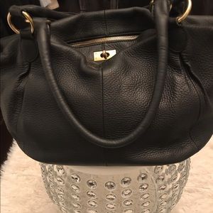 J. Crew Brompton Hobo Pebbled Leather Handbag